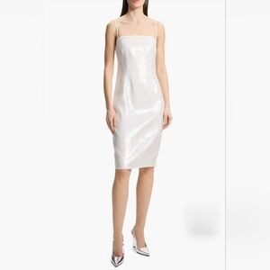 Theory Sequin Slip Dress